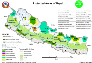 Protected areas of Nepal - National parks, Wildlife reserve, Conservation areas, and Hunting reserve