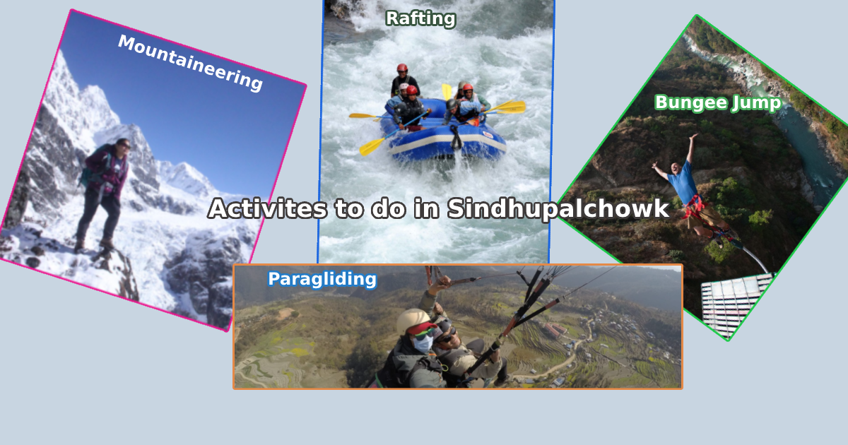 Things to do in Sindhupalchowk